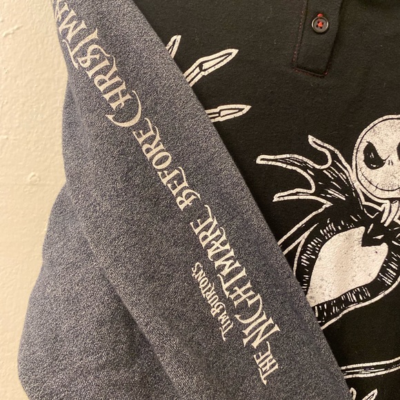 Disneyland Nightmare Before Christmas Jack Skellington Halloween Hoodie Sweater - Picture 3 of 8